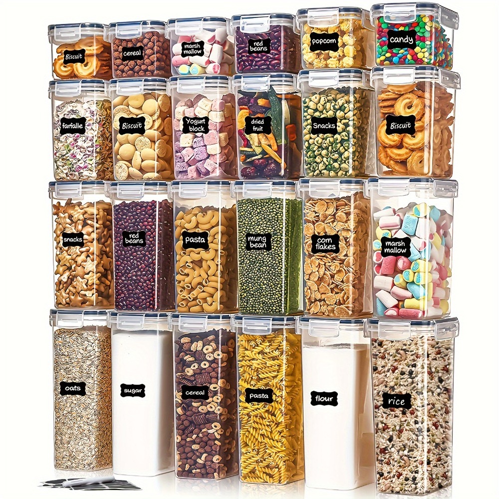 Food Storage System - 24 szt. Pojemniki do przechowywania żywności,