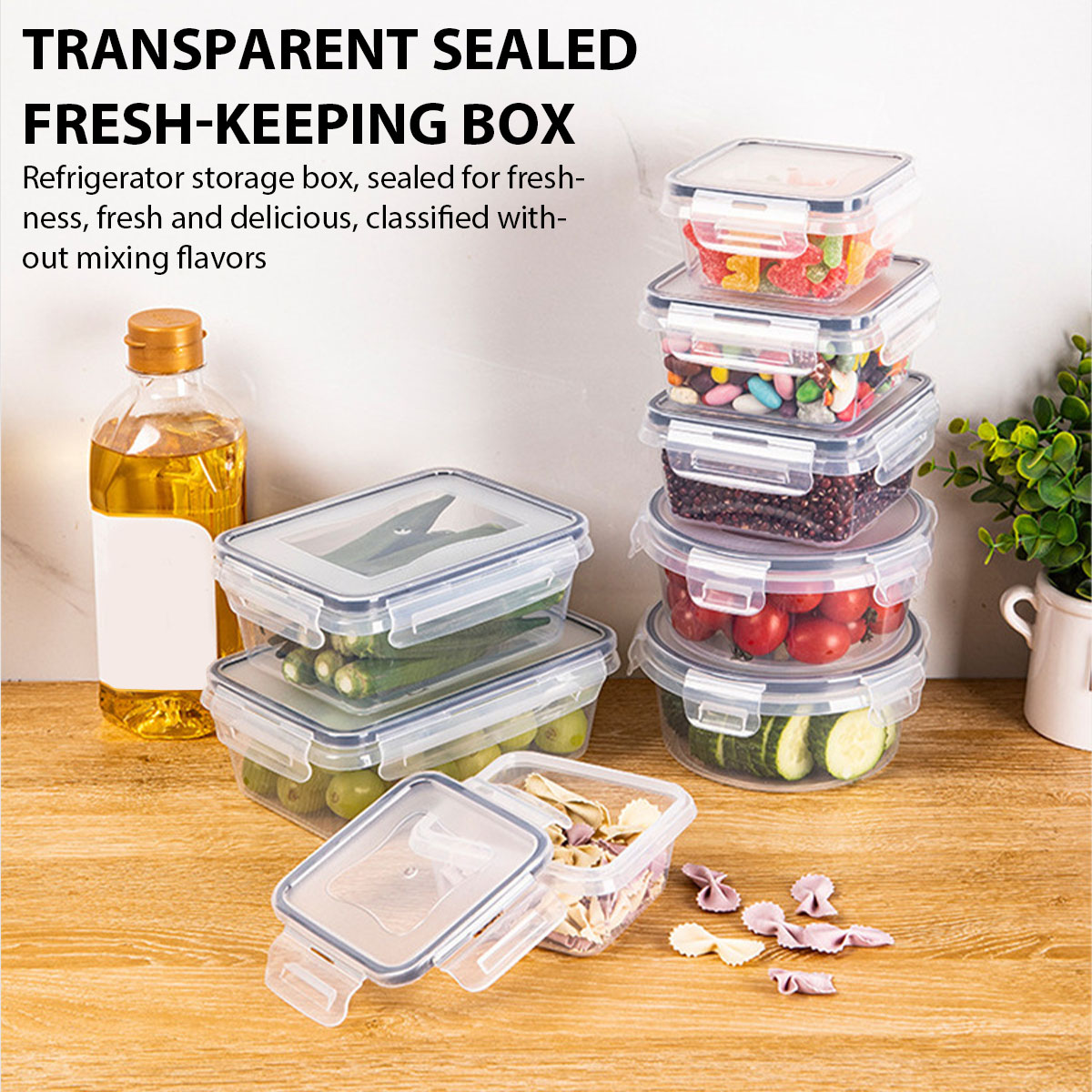 Set Food Storage - Zestaw pojemników do przechowywania żywności 24