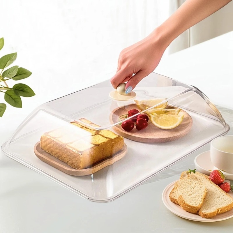 Food Storage With Lids - WORTHBUY Wielorazowa Plastikowa Pokrywka na Żywność