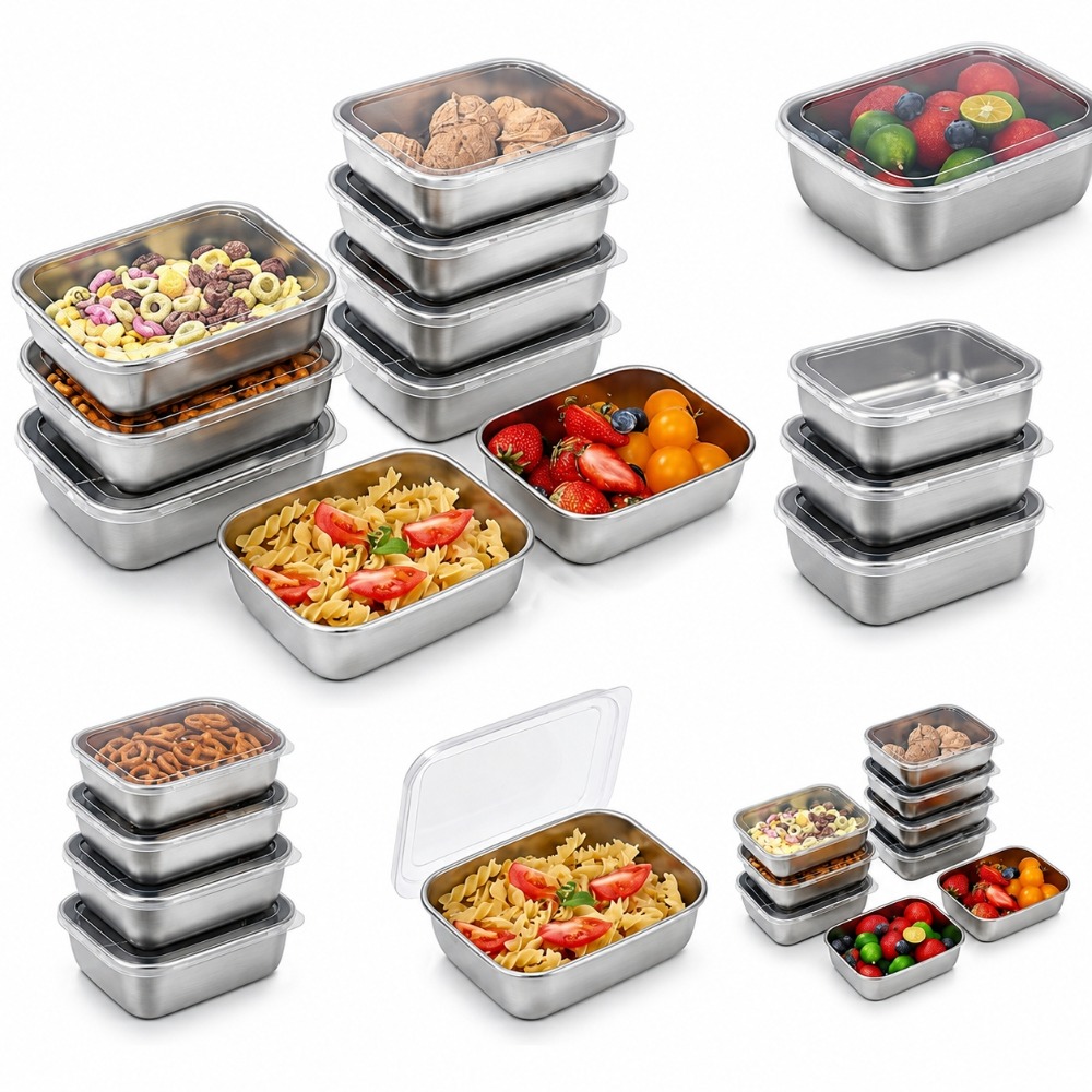 Set Food Storage - 6 SZT. Pojemników na żywność ze
