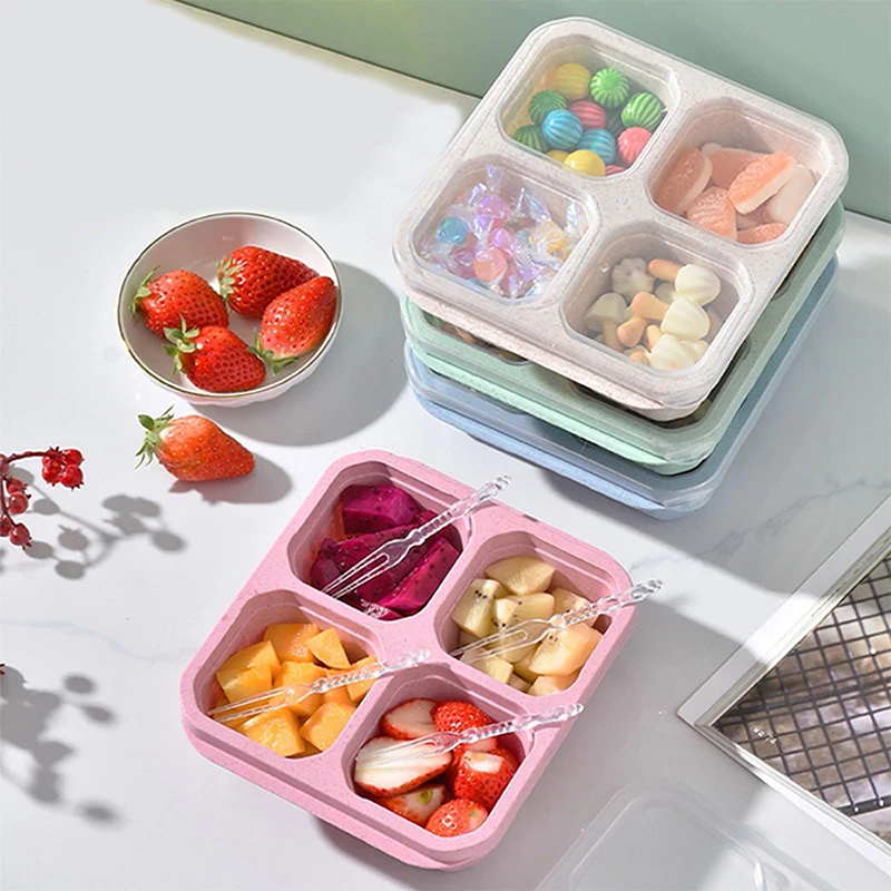 Food Storage Vegetables - 4-siatkowe pudełko do przechowywania żywności Przenośna