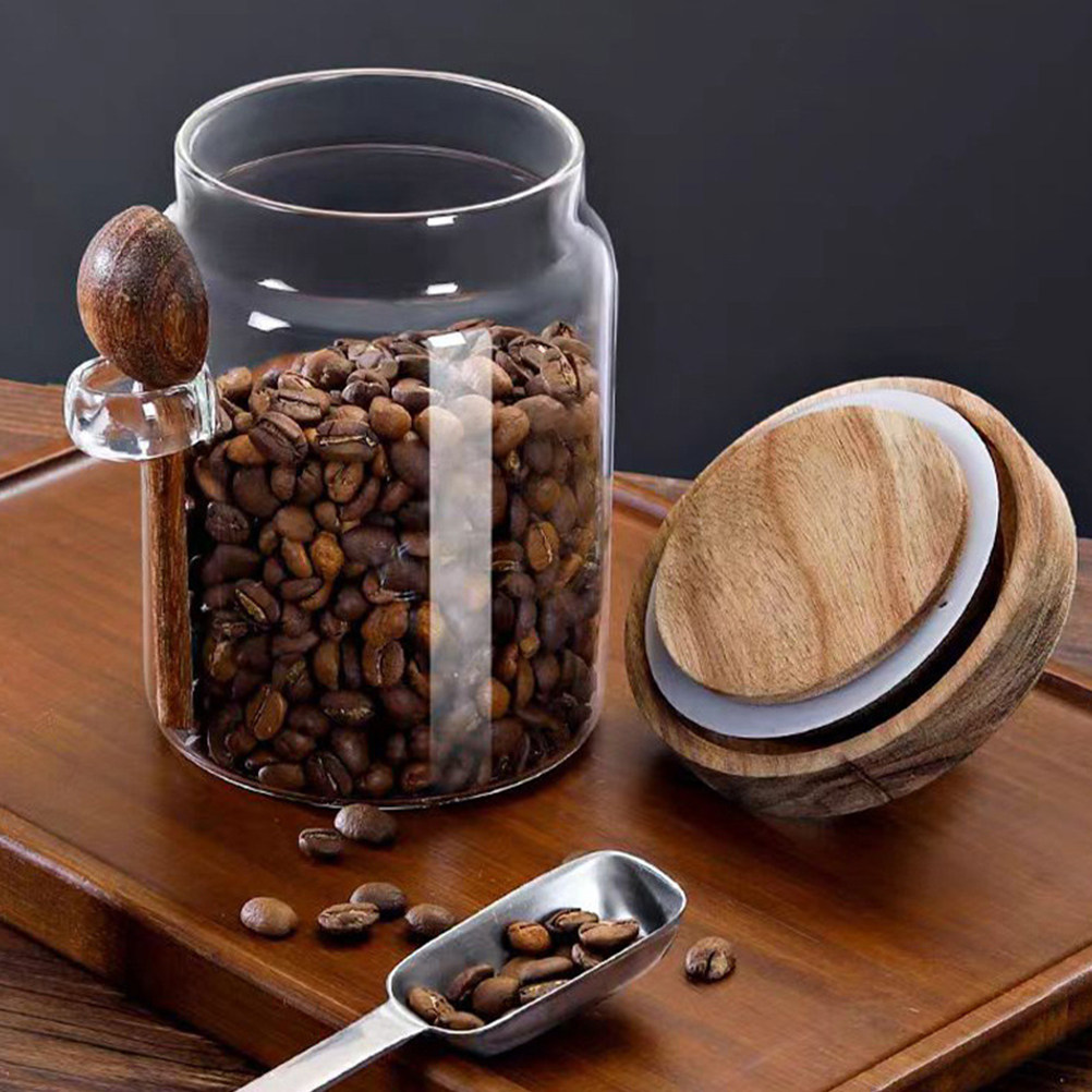 Food Storage With Lids - Przezroczysty szklany pojemnik na żywność z