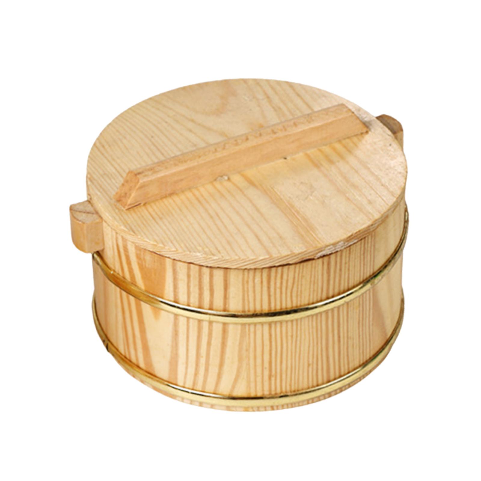 Food Storage In Restaurant - Drewniana miska do gotowania ryżu na