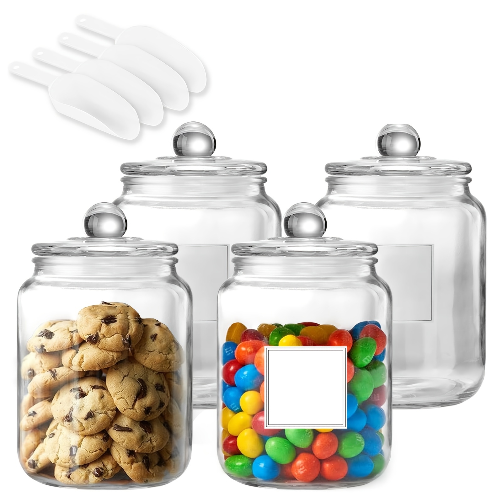 Glass Food Storage Xl - Duże szklane słoiki o pojemności pół