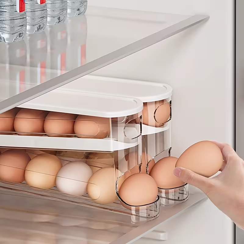 Dwupoziomowy pojemnik na jajka – Egg Storage Holder recenzja i cena
