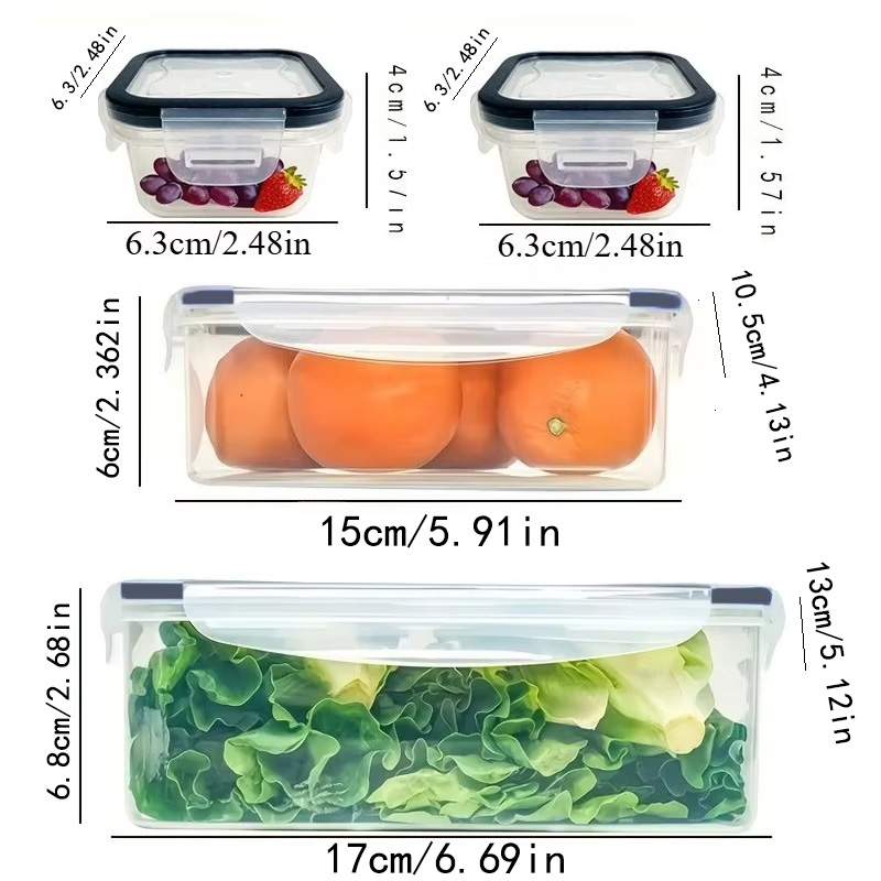 Zestaw 8 sztuk zawiera 4 pojem – Set Food Storage recenzja i cena