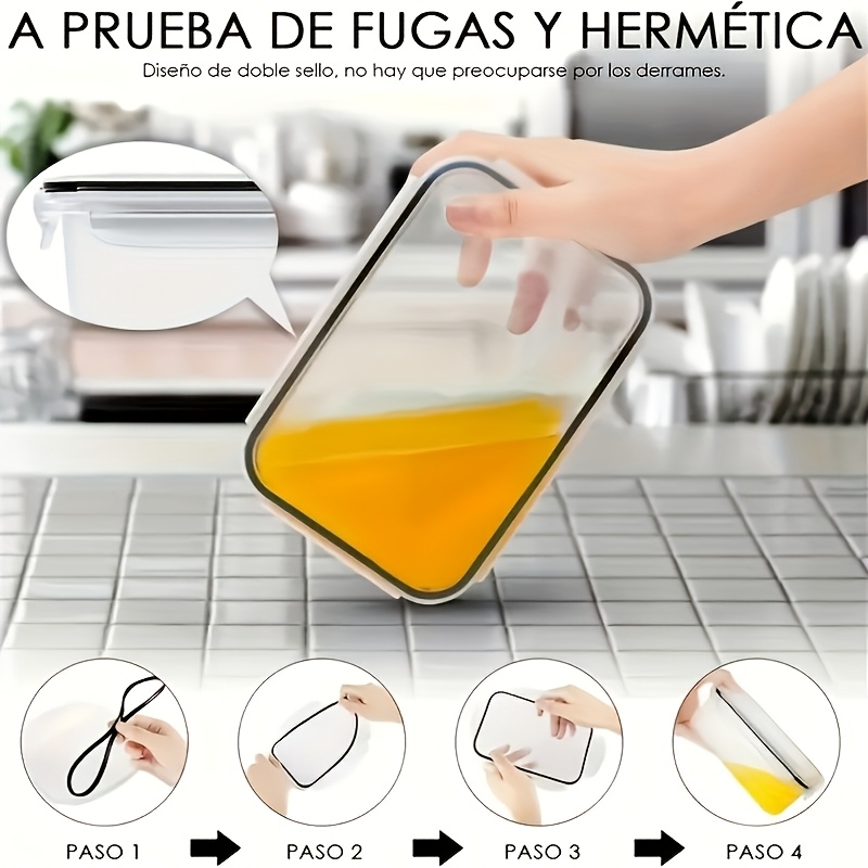 Zestaw 8 sztuk zawiera 4 pojem – Set Food Storage recenzja i cena