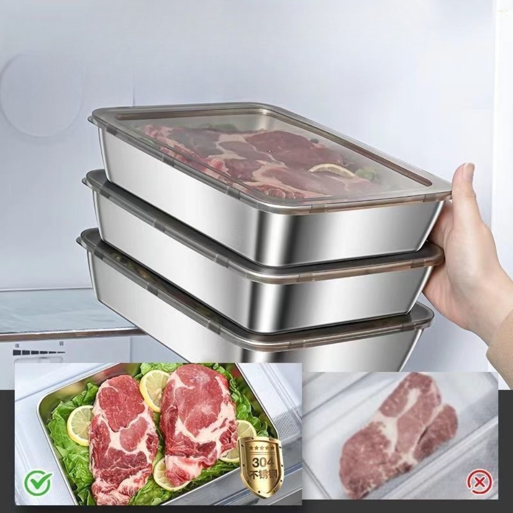 Taca do serwowania z pokrywką  – Food Storage Containers Set recenzja i cena