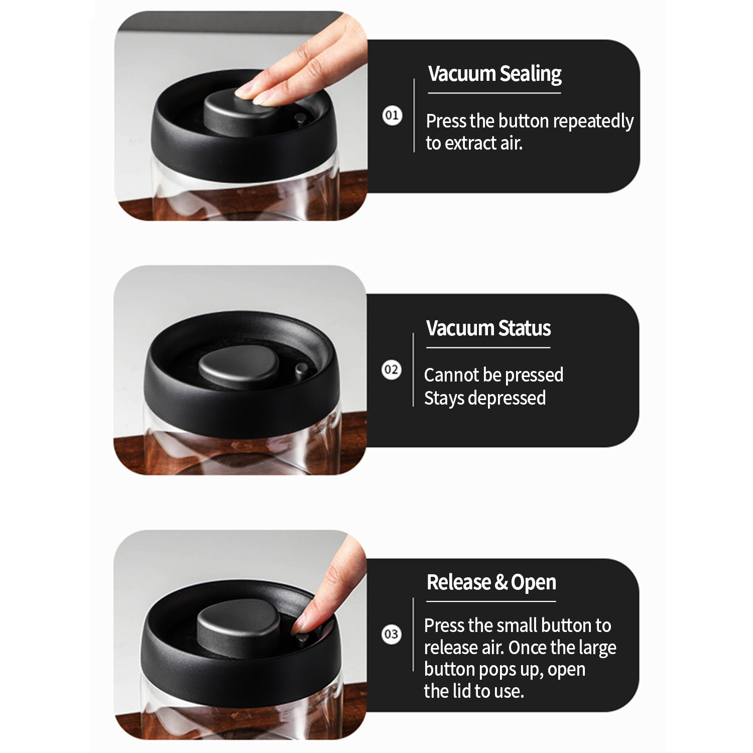 OANKR Próżniowy pojemnik na ka – Food Storage Canister recenzja i cena