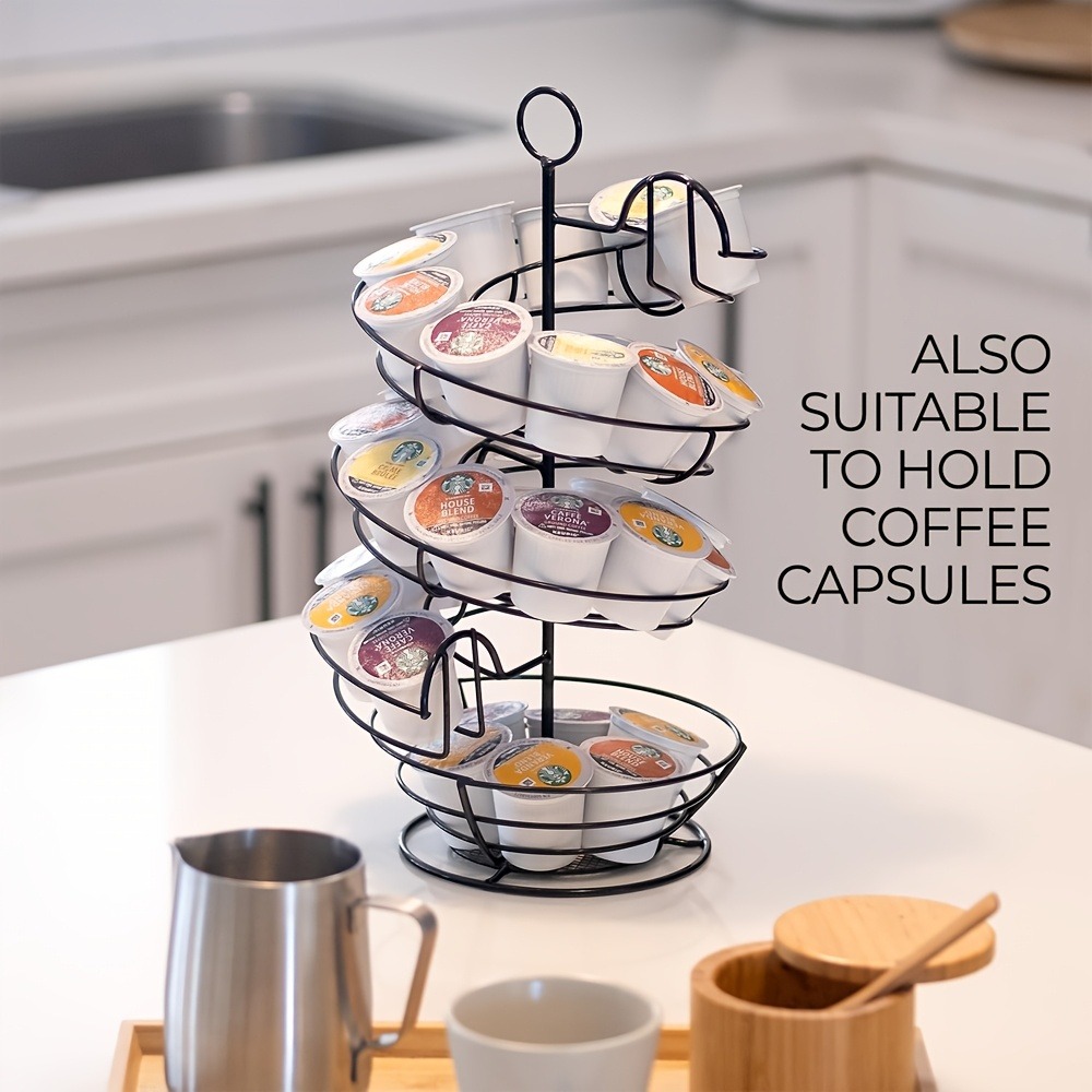 Metalowy spiralny pojemnik na  – Egg Storage Holder recenzja i cena