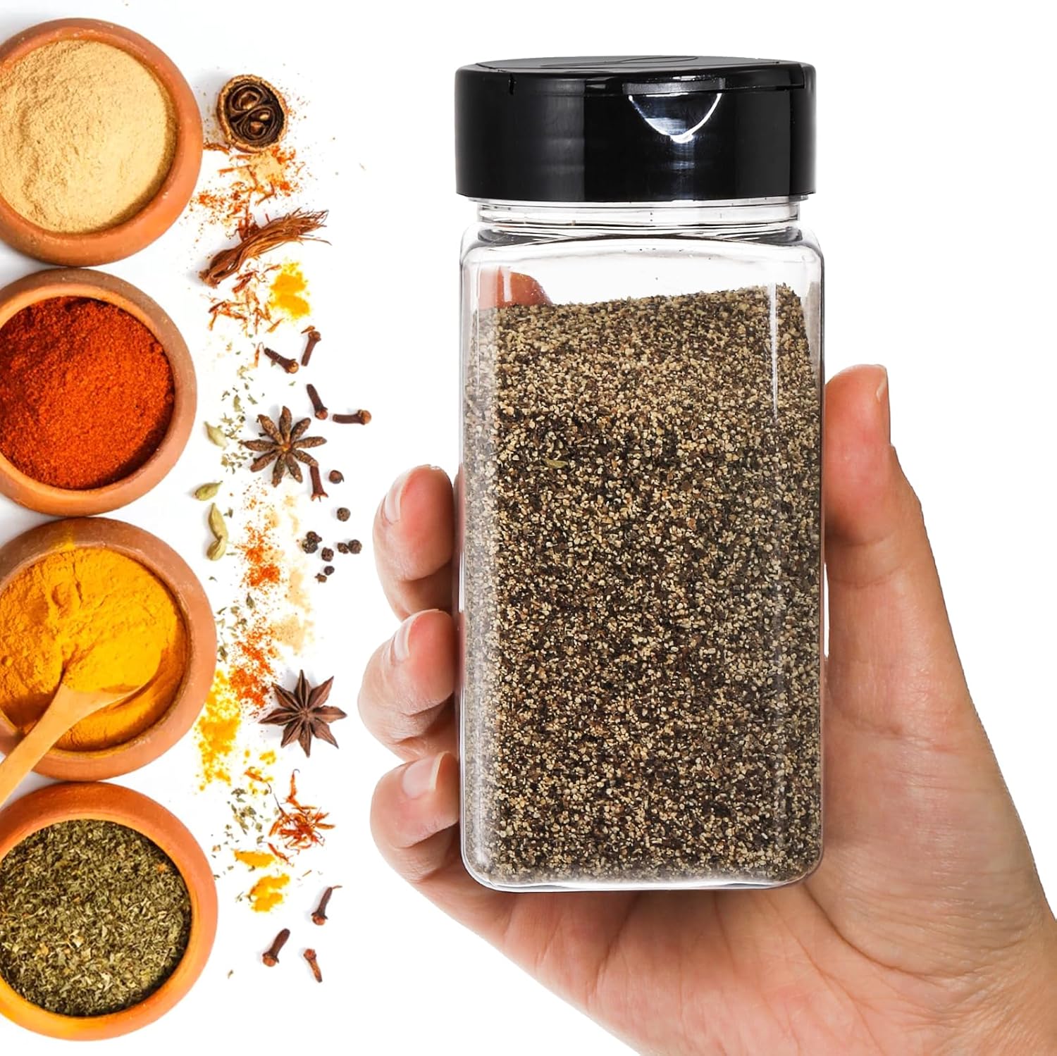 Kwadratowe, duże plastikowe sł – Food Storage With Lids recenzja i cena