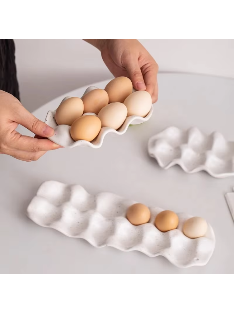 Prosty ceramiczny pojemnik na  – Egg Storage Holder recenzja i cena