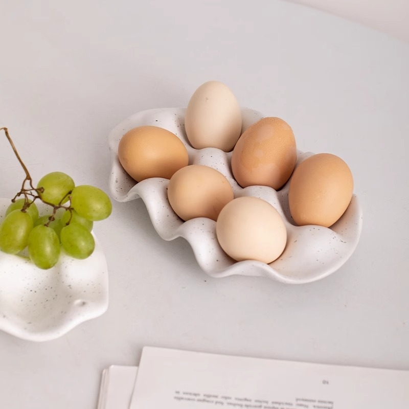 Prosty ceramiczny pojemnik na  – Egg Storage Holder recenzja i cena