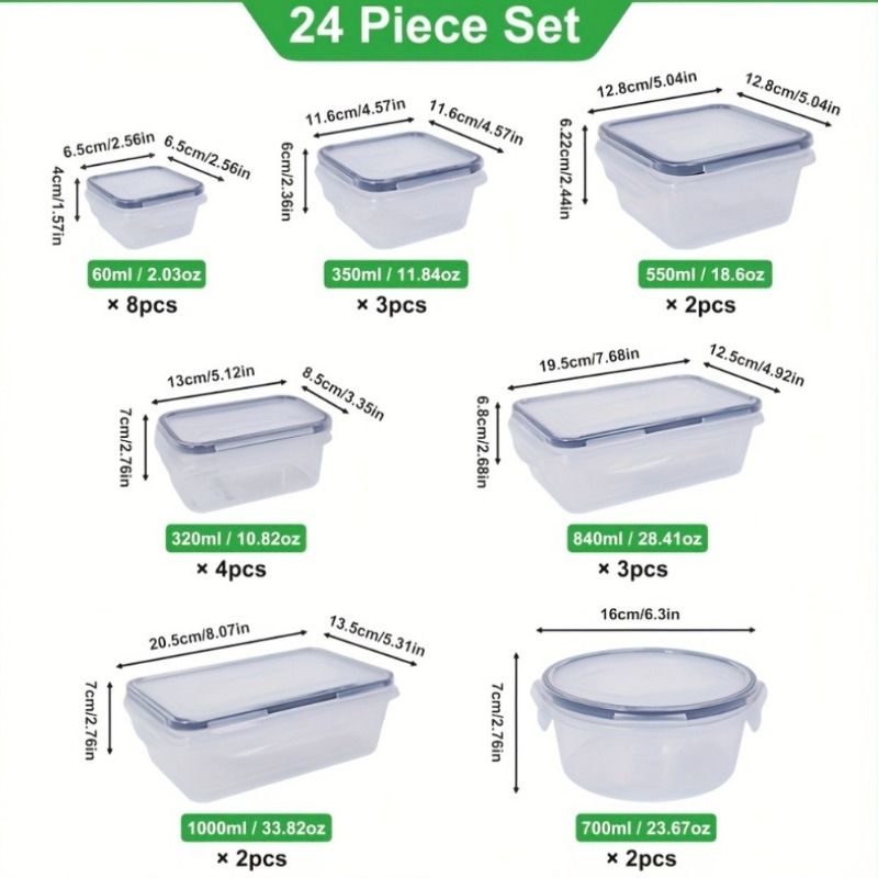 48-częściowy zestaw pojemników – Set Food Storage recenzja i cena