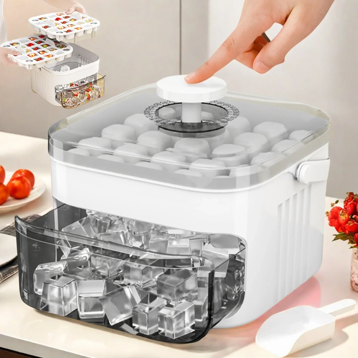 Forma do lodu w kostkach z łat – Food Storage System recenzja i cena