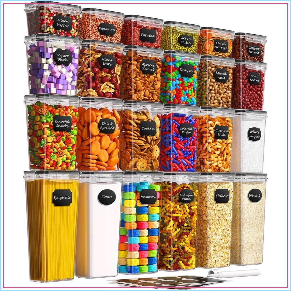 24 szt. Hermetyczne pojemniki  – Food Storage With Lids recenzja i cena