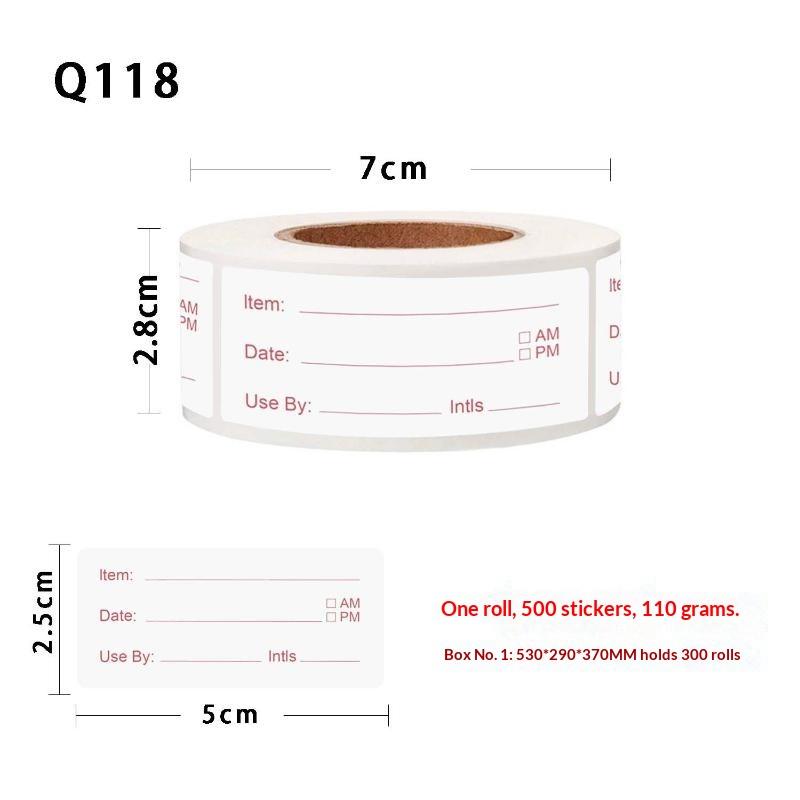 500 szt./rolka 5*2,5 cm Naklej – Food Storage In Restaurant recenzja i cena